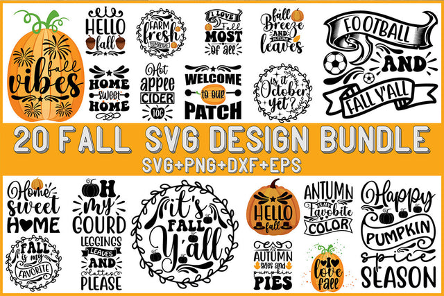 Fall Svg Bundle SVG Rupkotha 