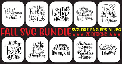 Fall SVG Bundle SVG Syaman 