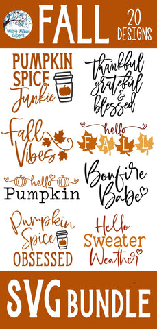 Fall SVG Bundle SVG Wispy Willow Designs 