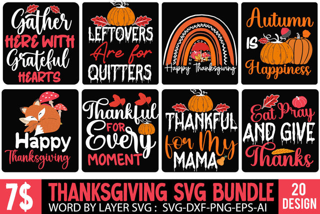 Fall SVG Bundle , Thanksgiving SVG Bundle , Funny Fall SVG Bundle Quotes,Funyny Farmhouse Fall SVG Bundle SVG BlackCatsMedia 