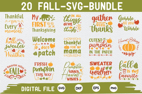 Fall SVG Bundle, Thanksgiving Svg Bundle,Fall Pumpkin SVG Bundle, Autumn SVG Bundle, Fall Cut File, Thanksgiving Cut File, Fall SVG, Autumn SVG, Pumpkin quotes SVG,Fall Cut File for Cricut,silhouette SVG md faruk hossain 