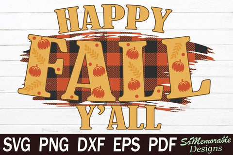 Fall SVG Bundle, Thanksgiving SVG Cut File SVG SoMemorableDesigns 