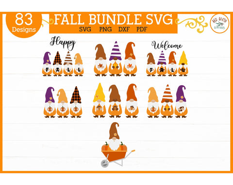 Fall SVG Bundle,Autumn bundle,gnome,pumpkin,fall quotes svg SVG Redearth and gumtrees 