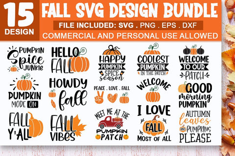 Fall SVG Bundle.Fall Sign svg Bundle, Fall svg Files for Cricut, SVG Designangry 