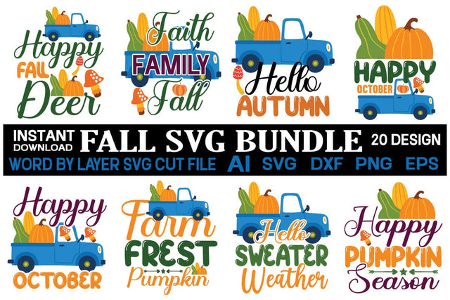 Fall Svg Bundle,fall svg, happy fall svg,fall svg bundle, autumn svg bundle. SVG designmaster24 