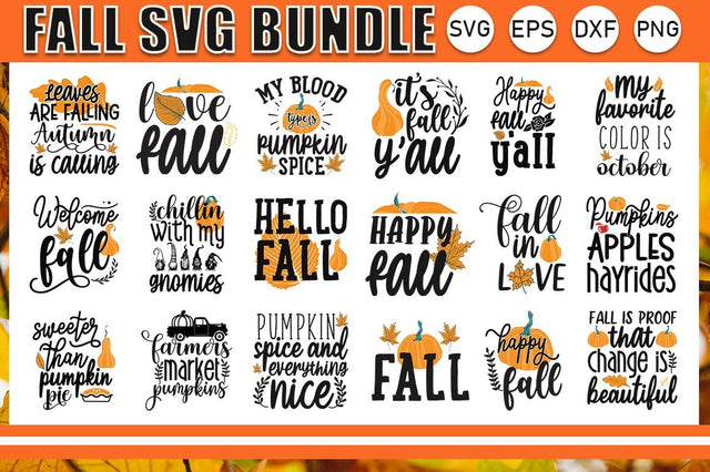 Fall SVG Bundle.Fall TShirt Svg, Fall Quotes Bundle, SVG Designangry 
