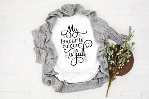 Fall SVG Cut File - My Favourite Colour Is Fall SVG Simply Cutz 