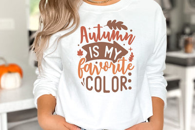 Fall SVG Design, Autumn is my favorite color SVG FiveStarCrafting 