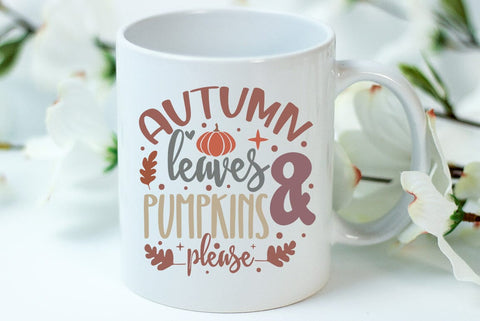 Fall SVG Design, Autumn leaves and pumpkins please SVG FiveStarCrafting 