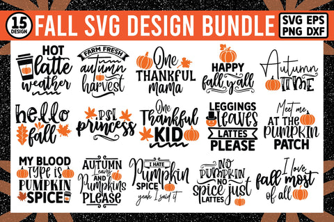 Fall Svg Design Bundle SVG Ariyan 