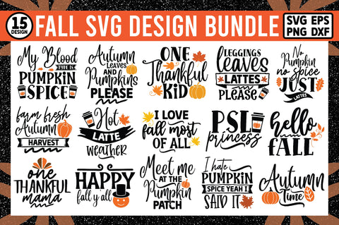 Fall Svg Design Bundle SVG Ariyan 