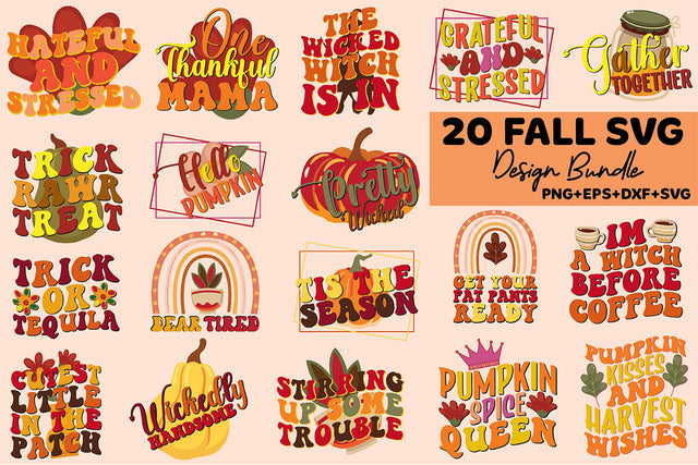 Fall Svg Design Bundle SVG Cricut Files SVG Rupkotha 
