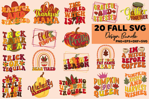 Fall Svg Design Bundle SVG Cricut Files SVG Rupkotha 