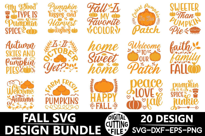 fall svg design bundle SVG sk.swapon Roy 