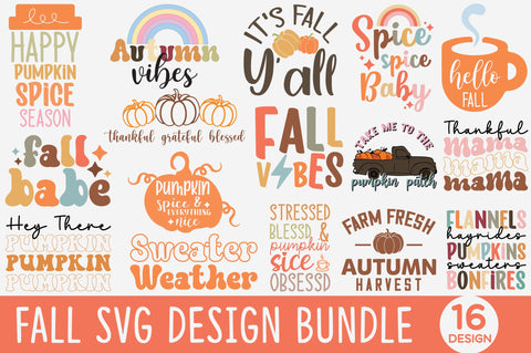 Fall SVG Design Bundle SVG SVGista 