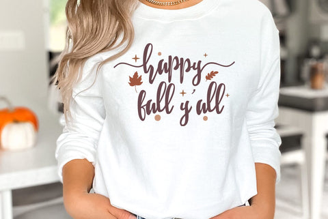 Fall SVG Design, Happy fall yall SVG FiveStarCrafting 