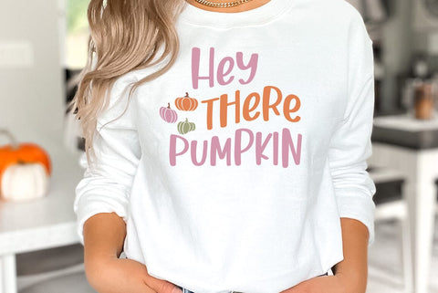 Fall SVG Design, Hey there pumpkin SVG FiveStarCrafting 