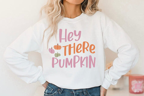 Fall SVG Design, Hey there pumpkin SVG FiveStarCrafting 