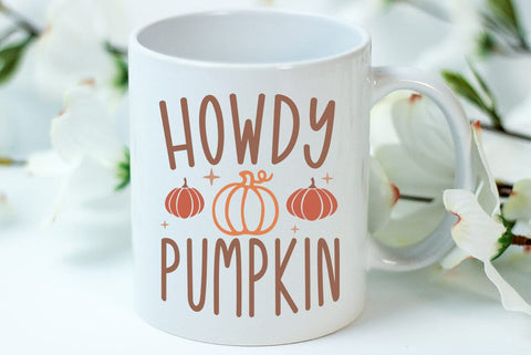 Fall SVG Design, Howdy pumpkin SVG FiveStarCrafting 