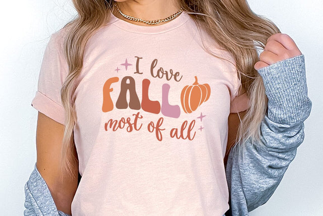 Fall SVG Design, I love fall most of all SVG FiveStarCrafting 