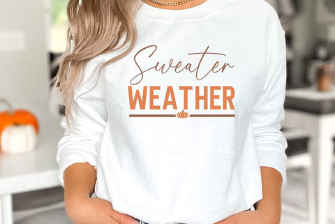 Fall SVG Design, Sweater weather SVG FiveStarCrafting 