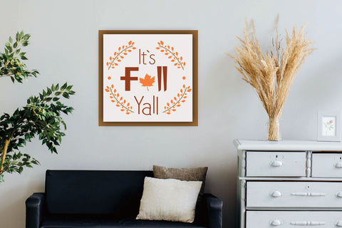 Fall SVG | Fall Quote SVG | Its Fall Yall SVG Angel Lynne Designs 