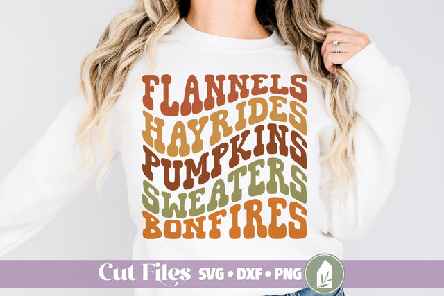 Fall SVG, Fall Shirt Design, Flannels Hayrides Pumpkins SVG LilleJuniper 