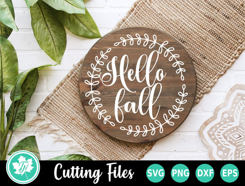 Fall SVG | Fall Sign SVG | Hello Fall SVG TrueNorthImagesCA 