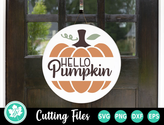 Fall SVG | Fall Sign SVG | Hello Pumpkin SVG TrueNorthImagesCA 