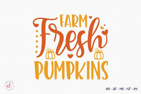 Fall SVG, Farm Fresh Pumpkins Cut File SVG CraftLabSVG 