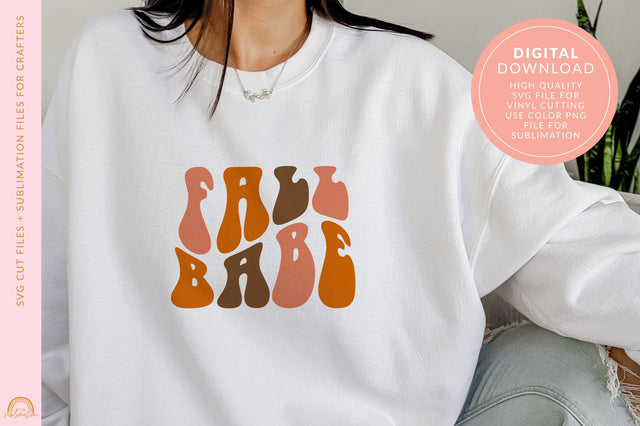 Fall SVG File for Autumn Fall Babes Design HM SVG Pixel Sublimation 
