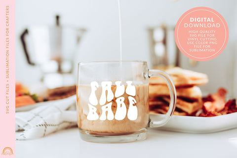 Fall SVG File for Autumn Fall Babes Design HM SVG Pixel Sublimation 