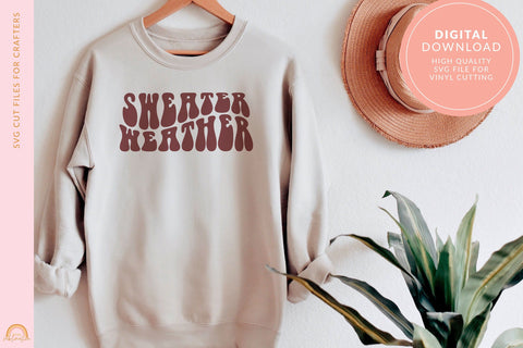 Fall SVG File Sweater Weather SVG Design HM SVG Pixel Sublimation 