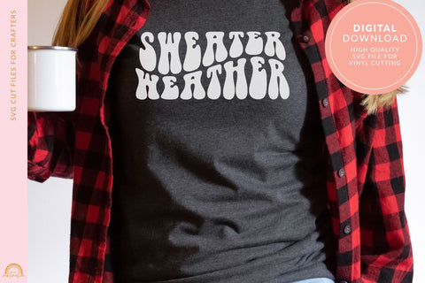Fall SVG File Sweater Weather SVG Design HM SVG Pixel Sublimation 
