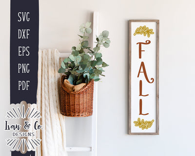 Fall SVG Files | Porch Signs | Autumn Svg | Farmhouse Svg | Vertical Sign | Commercial Use | Digital Cut Files (1261979291) SVG Ivan & Co. Designs 