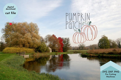 Fall SVG, Hello Pumpkin Hand Lettered SVG Lettershapes 