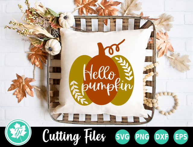 Fall SVG | Hello Pumpkin SVG TrueNorthImagesCA 