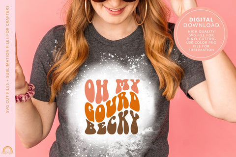 Fall SVG Oh My Gourd Becky Funny SVG for Autumn HM SVG Pixel Sublimation 