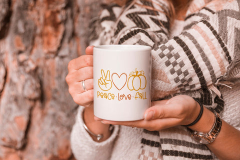 Fall SVG, Peace Love Fall Cut File SVG CraftLabSVG 