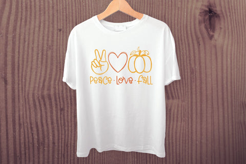 Fall SVG, Peace Love Fall Cut File SVG CraftLabSVG 