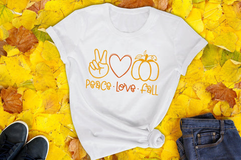 Fall SVG, Peace Love Fall Cut File SVG CraftLabSVG 