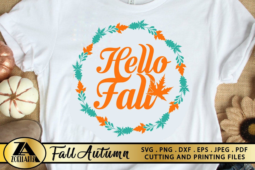 Fall SVG PNG EPS DXF Files For Cutting and Printing Projects - So Fontsy