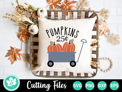 Fall SVG | Pumpkin Wagon SVG TrueNorthImagesCA 