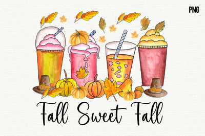 Fall Sweet Fall Coffee Sublimation SVG fokiira 