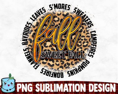 Fall Sweet Fall Sublimation Design Sublimation MintyMarshmallows 