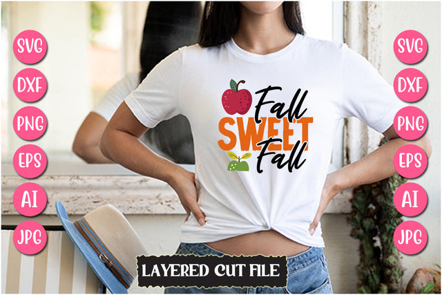 Fall Sweet Fall SVG Cut File SVG Newmockups 