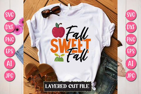 Fall Sweet Fall SVG Cut File SVG Newmockups 