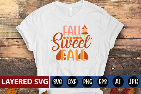 fall sweet fall svg cute file SVG Blessedprint 