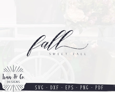 Fall Sweet Fall SVG Files | Autumn SVG | Fall Sign SVG | Farmhouse SVG | Home SVG | Commercial Use | Cricut | Silhouette | Digital Cut Files (1057103064) SVG Ivan & Co. Designs 
