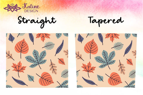 Fall Tumbler, Peach and Blue, Autumn Tumbler, Leaves tumbler, Autumn Vibes, Fall vibes, Floral tumbler, Tumbler Bundle for 20 oz Skinny Sublimation Wrap Design. Straight and Tapered PNG file Sublimation KatineDesign 